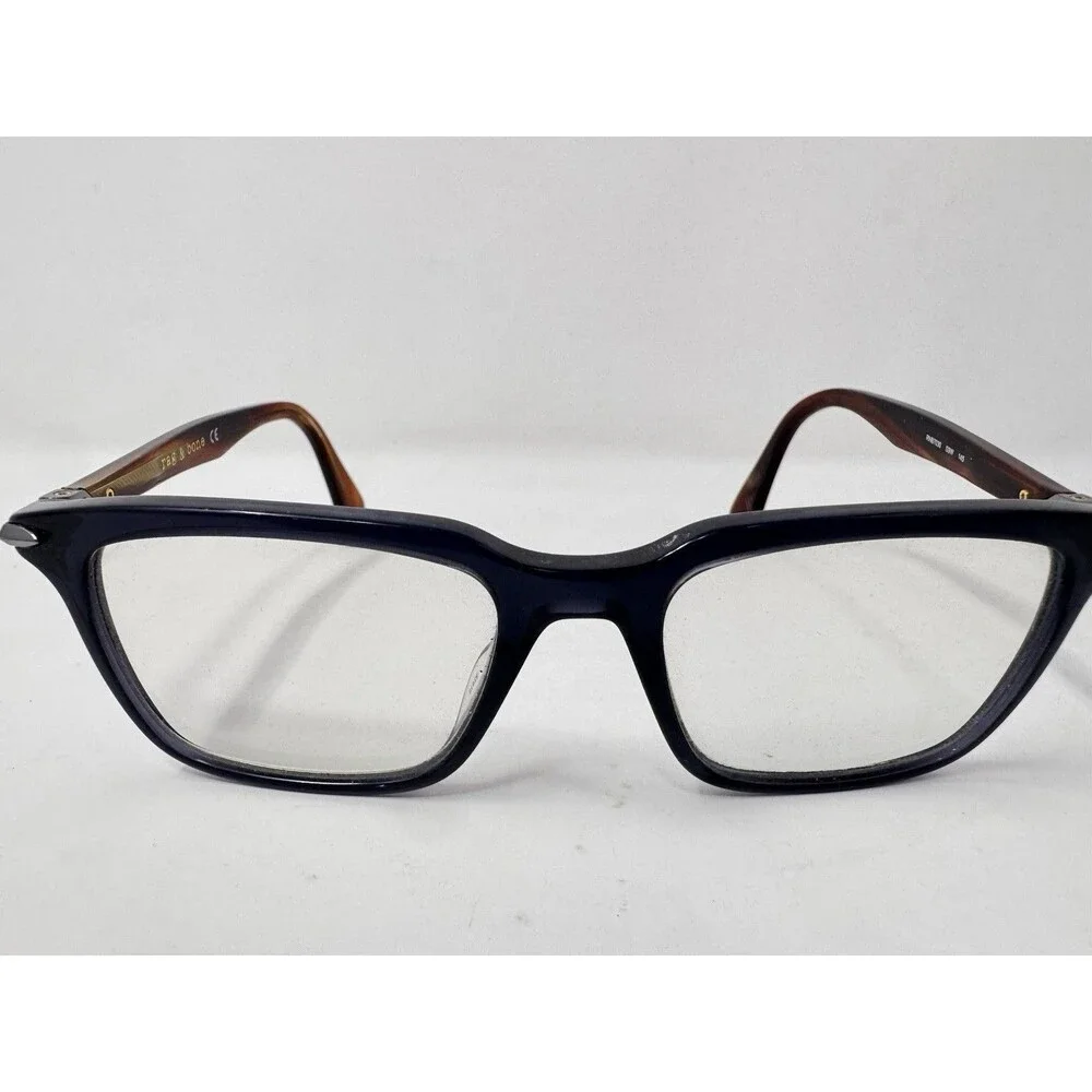 rag & bone RNB7030 Eyeglass Frames Only S9W 52-17-145 Blue Tortoise with Case